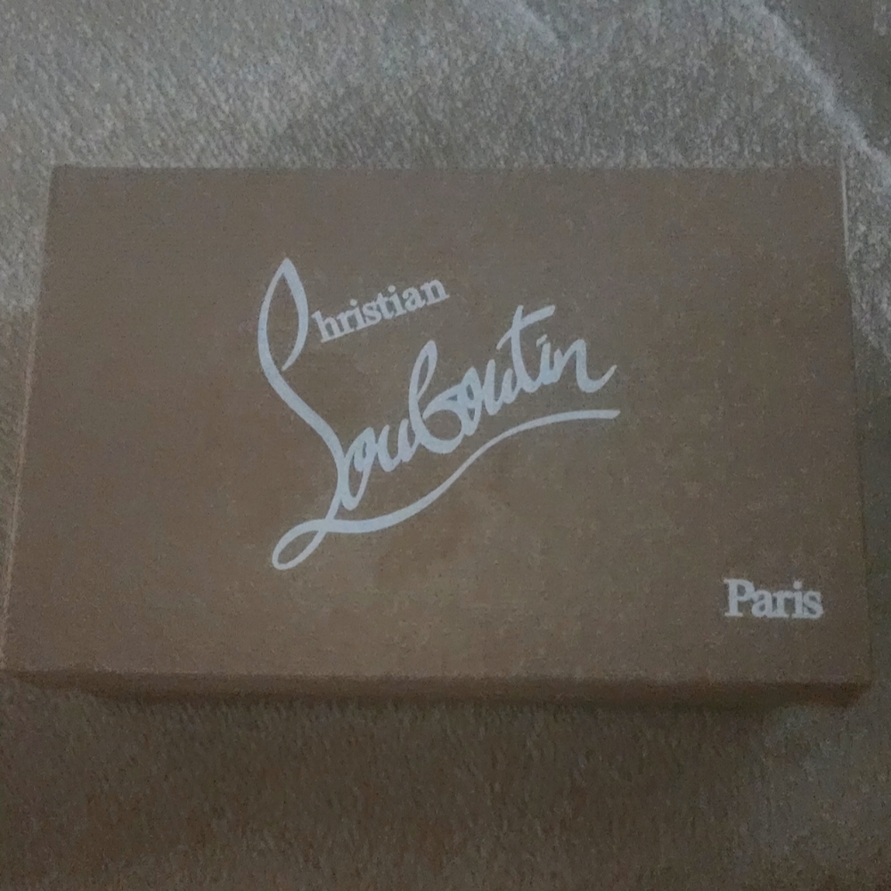 Christian Louboutin..style Anjalina 100, size 39.5..US 9